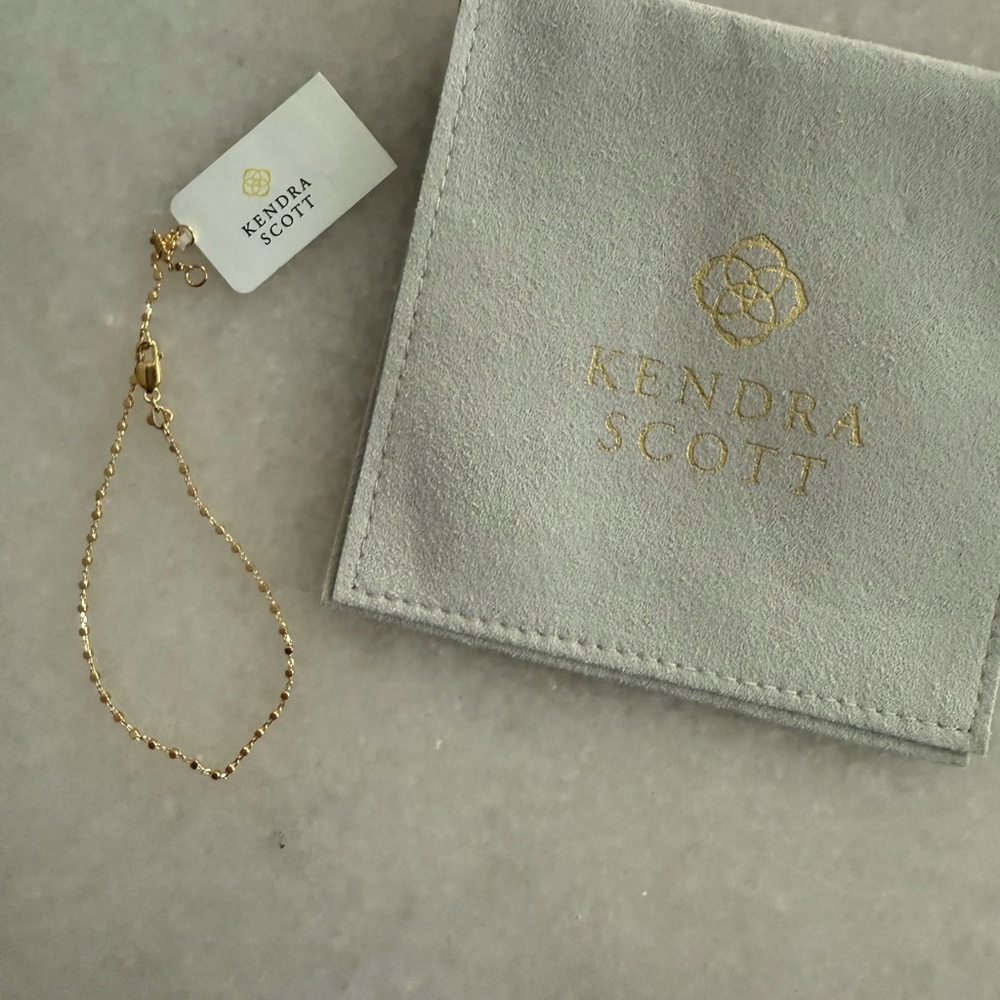 Kendra Scott Gold Beaded Bracelet